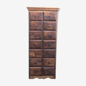 Apothecary seed cabinet