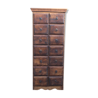 Apothecary seed cabinet