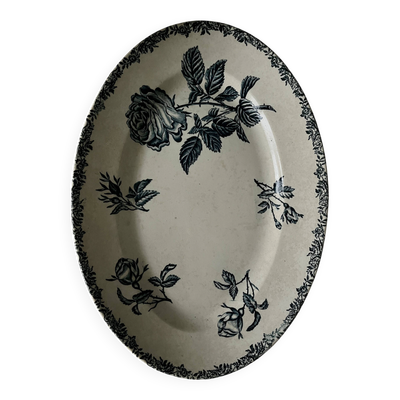 Plat oval terre de fer