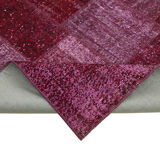 Handmade Oriental Contemporary 199 cm x 300 cm Red Patchwork Carpet