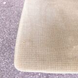 Set of 4 Scandinavian chairs in wood and fabric.