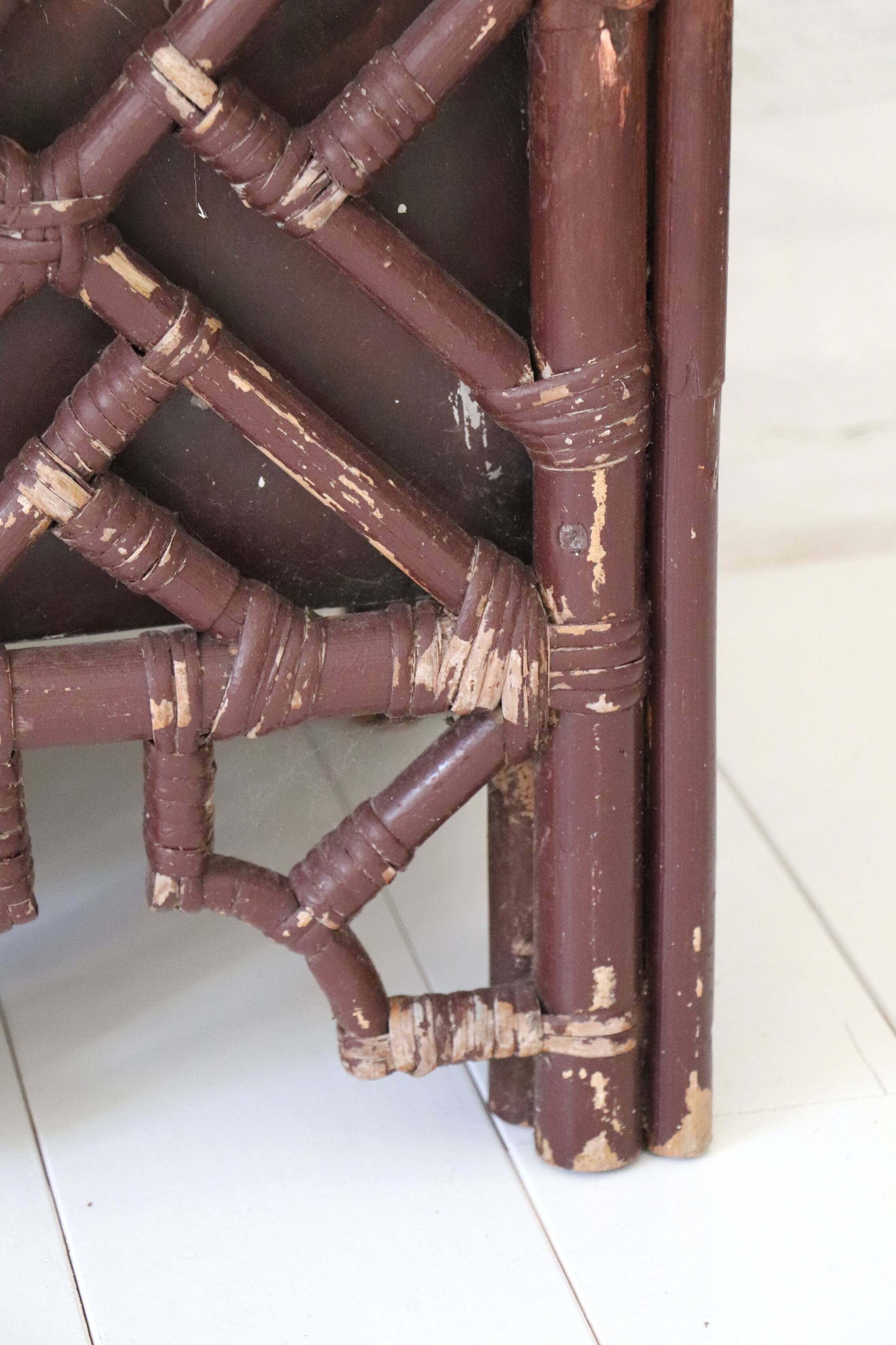 Pair of Bamboo Planters, Vivai Del Sud Style