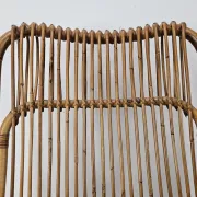 Chaises en osier vintage, 1970