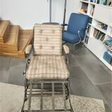 Wilson's adjustable folding chair made of steel produced in 1871
