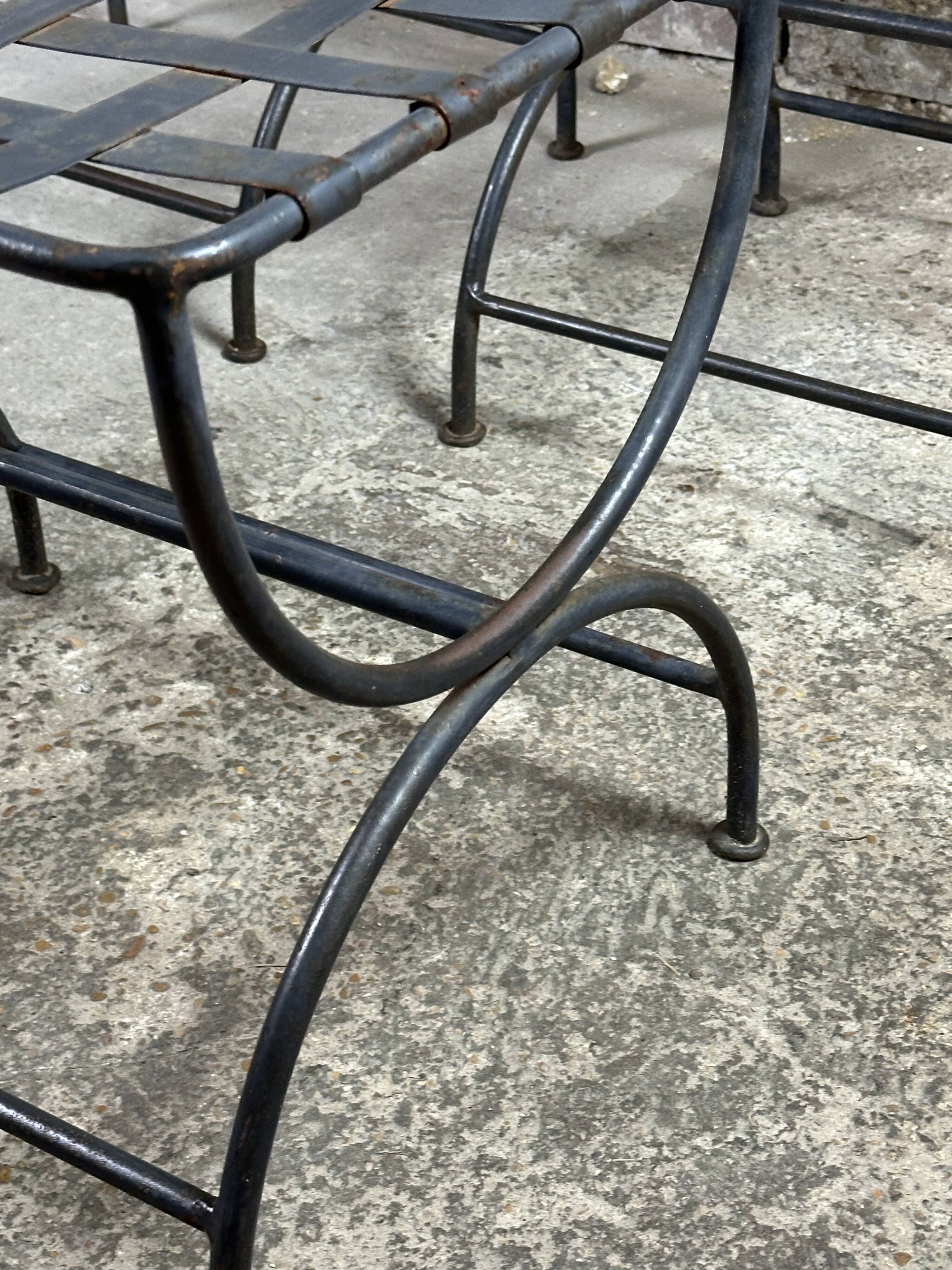 Wrought iron chairs (set of 4)