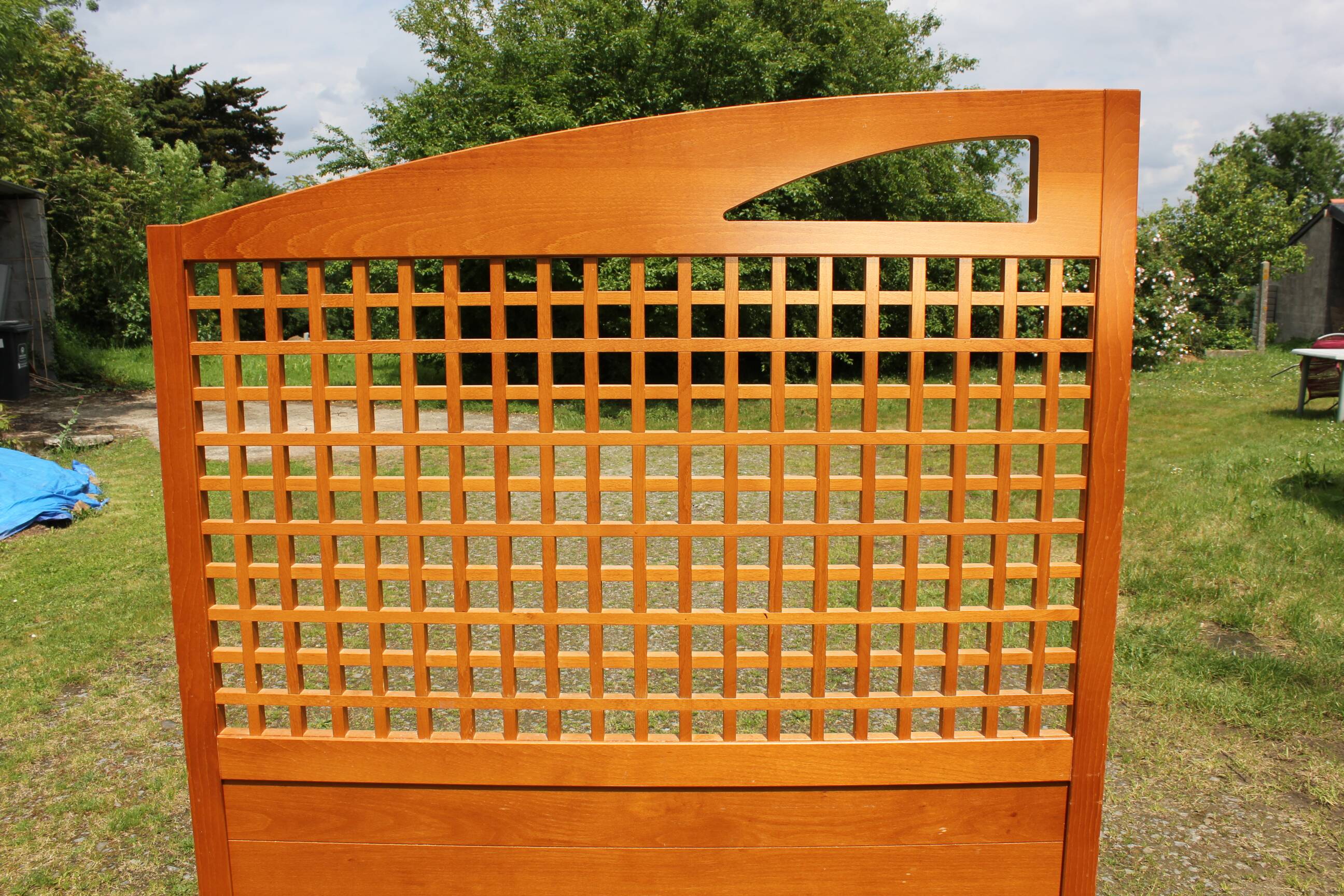 Vintage wooden design room divider Claustra Laudescher