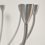 Pair of metal candlesticks model Stockholm design Hagberg Ikea vintage