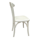 Chaise bistrot Luterma blanche