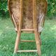 Vintage chestnut children's armchair