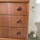 Modernist teak secretary desk, 1950s