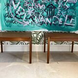 2 tables d'Appoint en teck par Hans Olsen