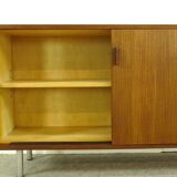 Small Sideboard in Teak by Herbert Hirche for Holzäpfel, Germany