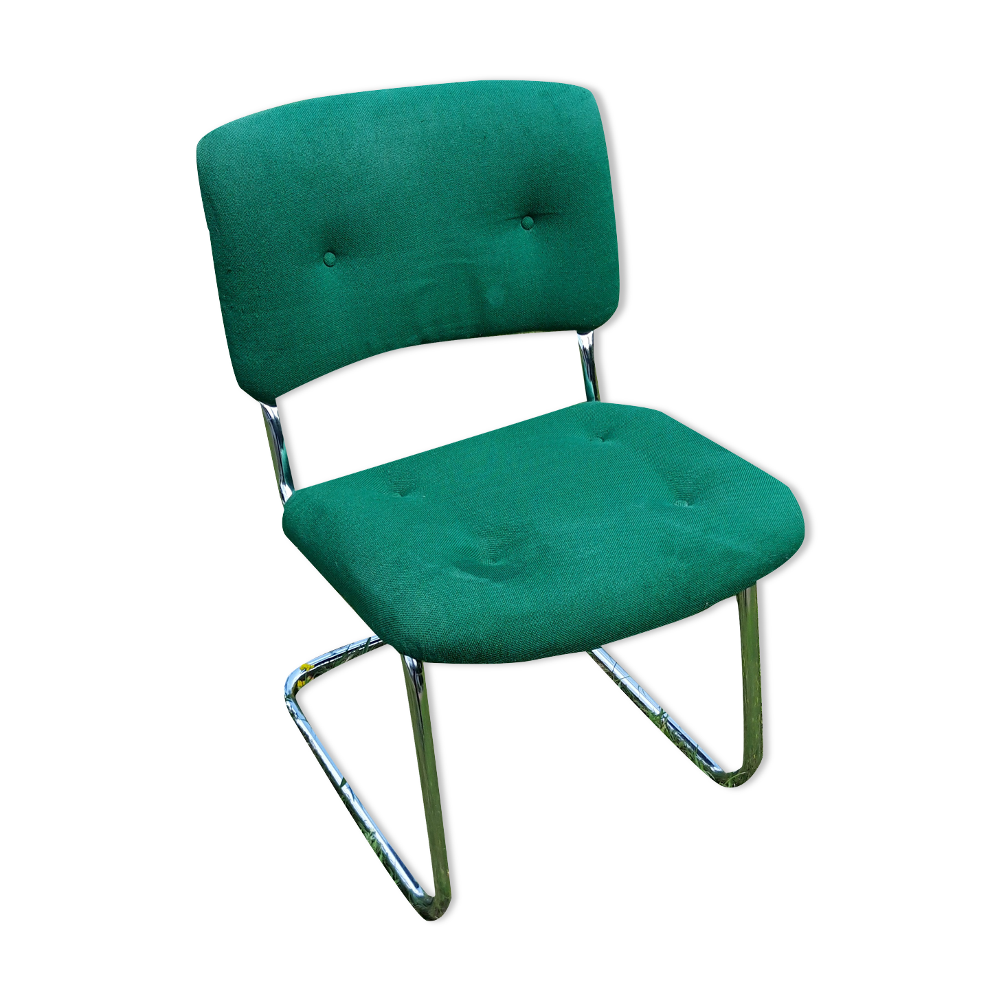 Chaise Stafor Steelcase verte