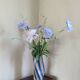 Blue Stripe Twist Vase