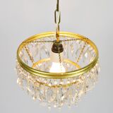 Chandelier with crystals, 1970s