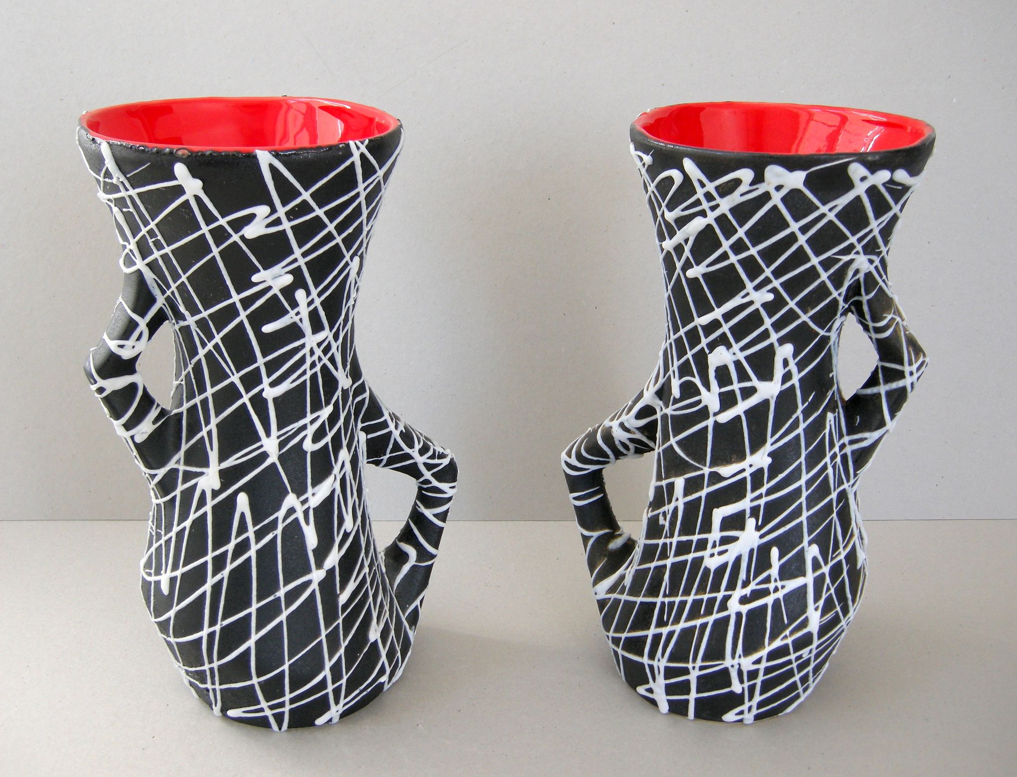 Pair of vintage vases 1950
