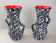 Pair of vintage vases 1950