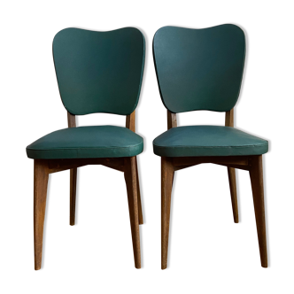 Paire de chaises art déco