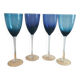Lot De 4 Verres Bicolores vintage