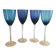 Lot De 4 Verres Bicolores vintage
