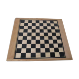 Old wooden checkers game