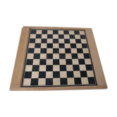 Old wooden checkers game