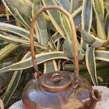 Signed vintage sandstone teapot