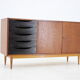 1960s oak sideboard ,Czechoslovakia