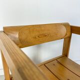 1960s Set of 4 Vintage Pine Model 313 Trybo Dining Chairs by Edvin Helseth