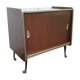 Meuble bar vintage tournant 1960