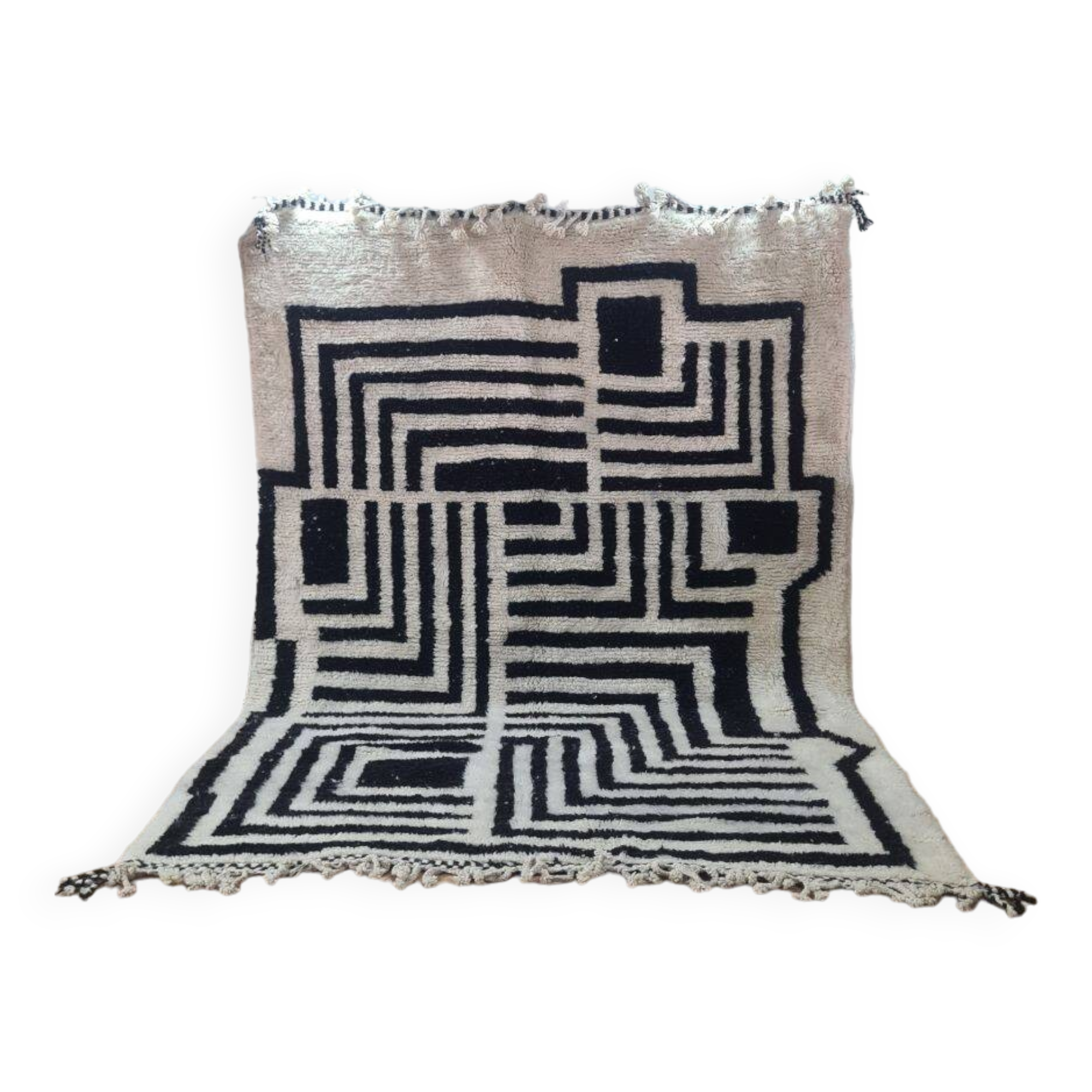 Handmade Beni Ouarain rug 300x200 cm