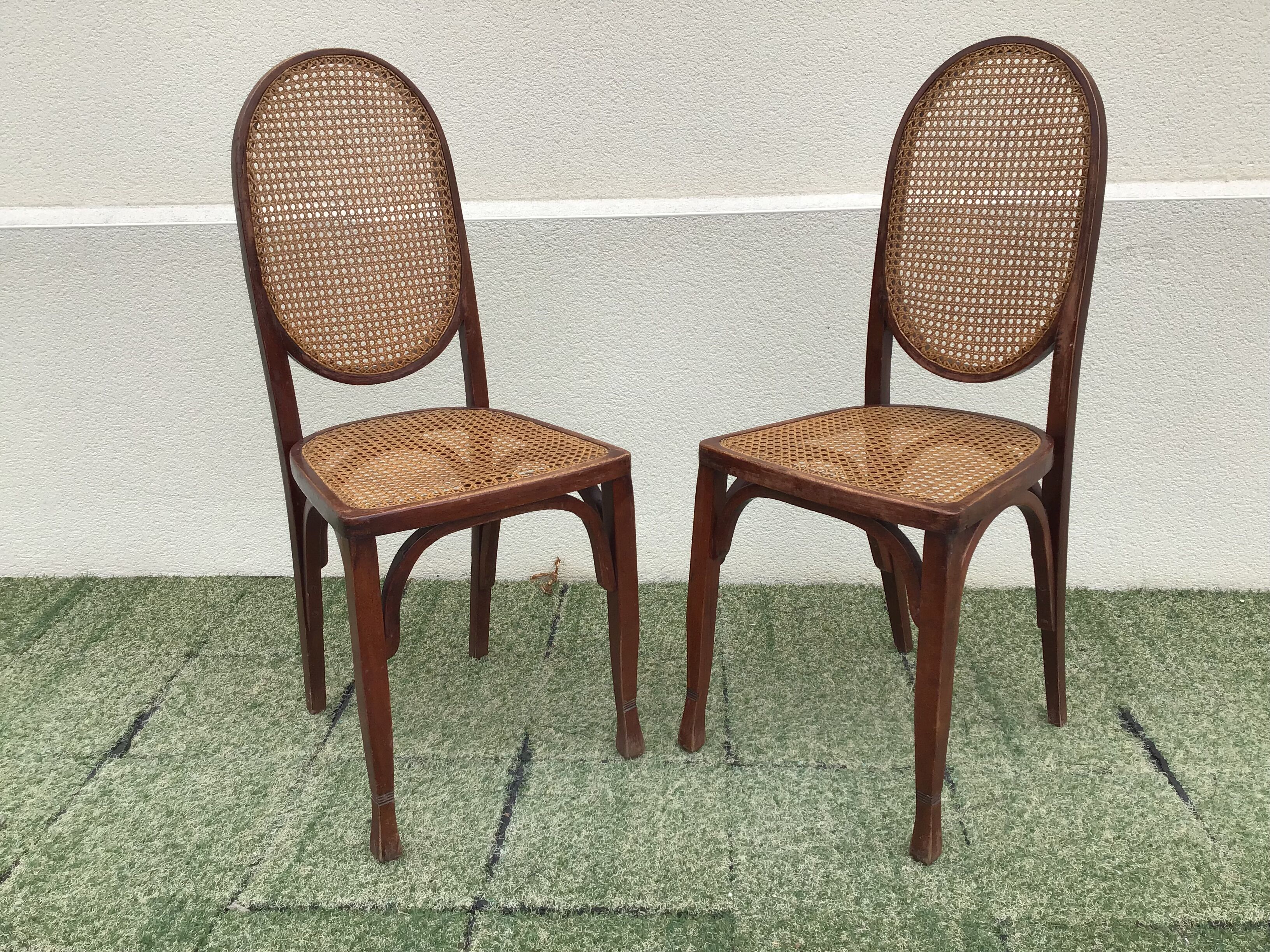 Pair of Baumann chairs 20 years