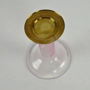 Full Lead Crystal Candle holder by Hanne Dreutler for Studio Åhus, Sweden, 1980