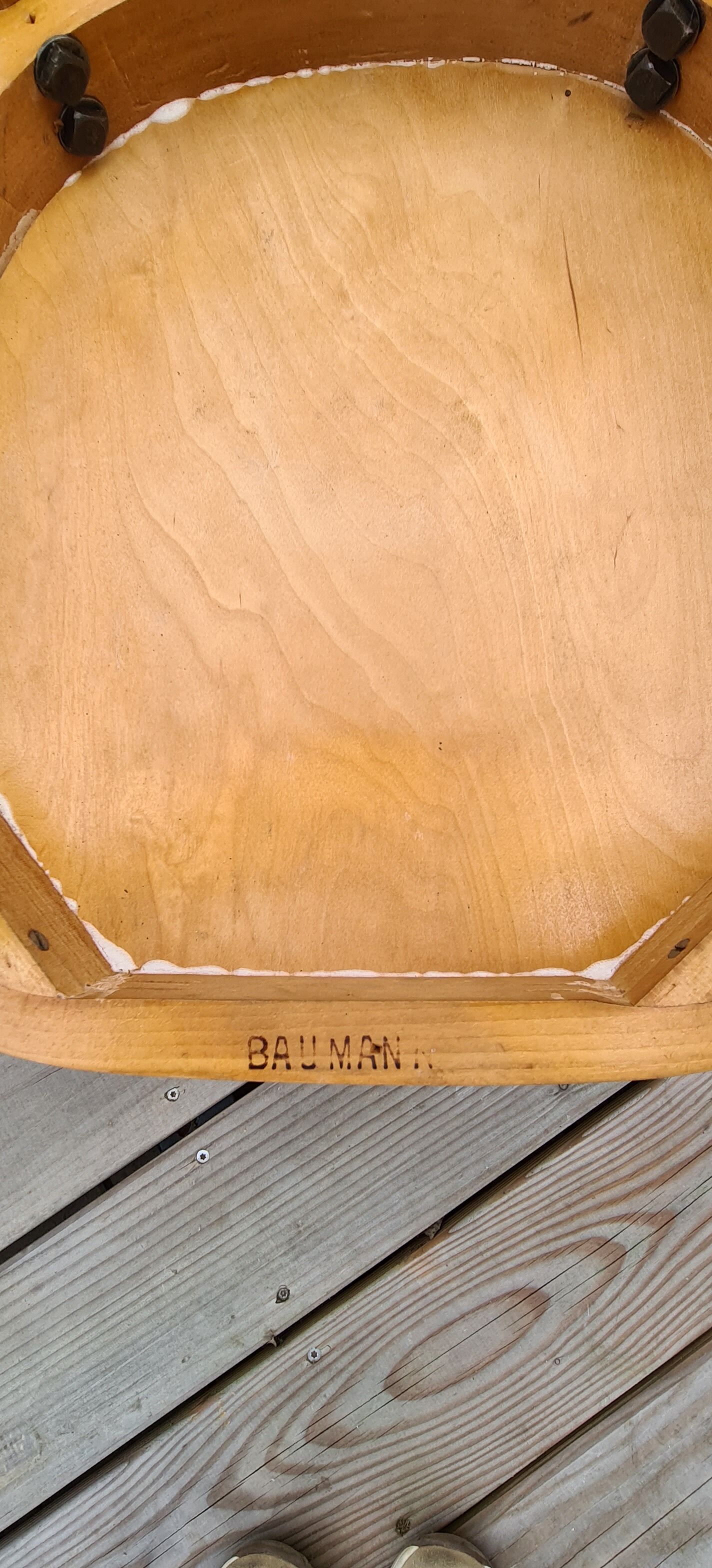 Ensemble de 4 chaises bistrot Baumann