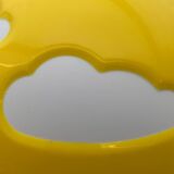 Suspension nuage jaune