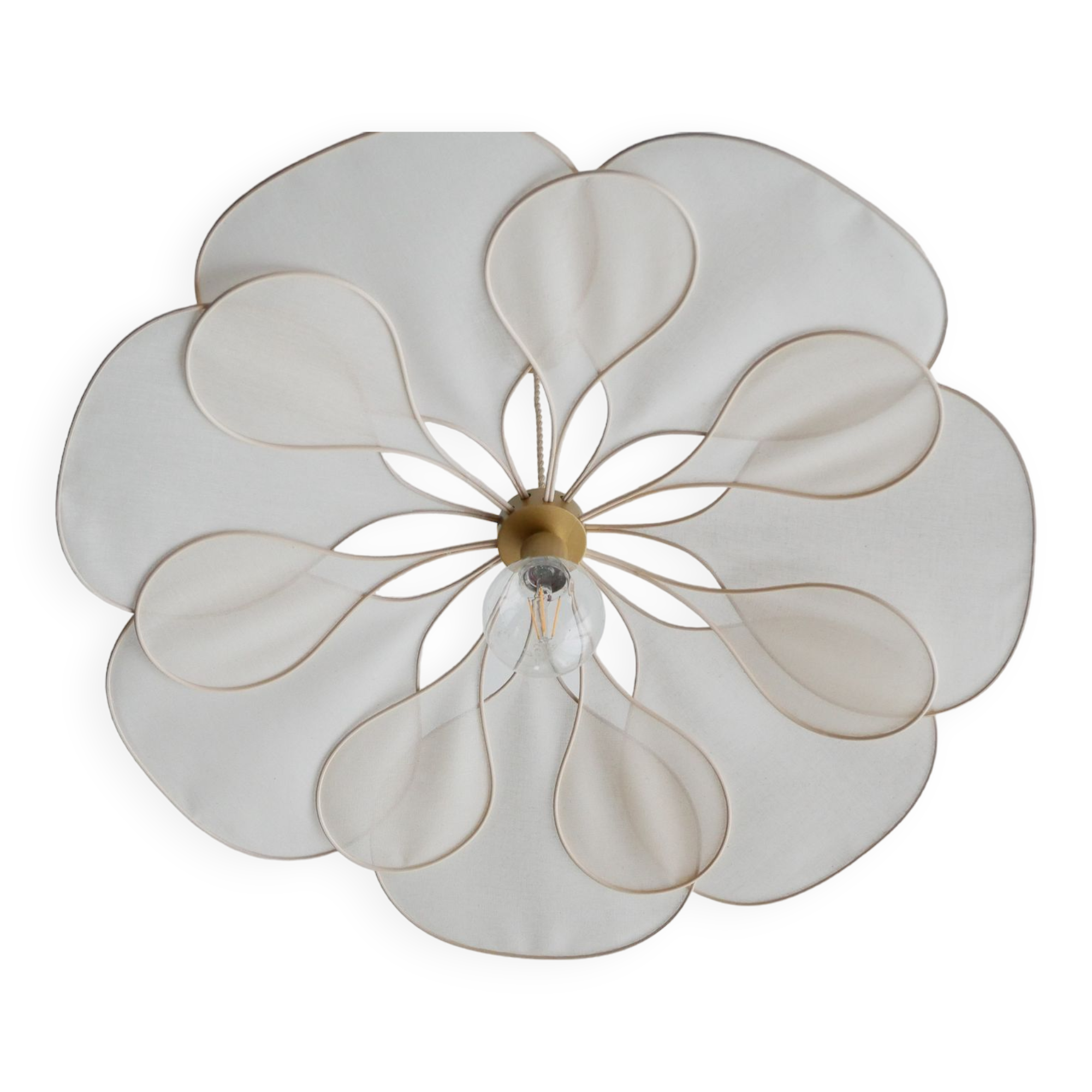 Floral suspension cotton and rattan - flower suspension.