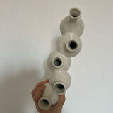 White ceramic soliflore