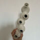 White ceramic soliflore