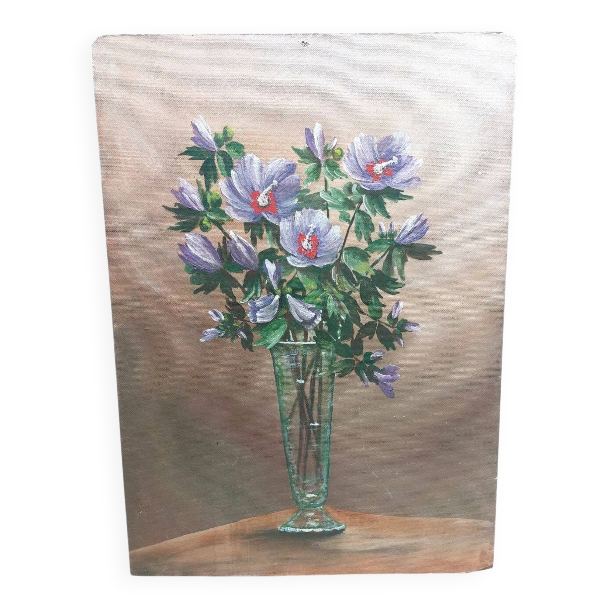 Tableau bouquet de fleurs coupées