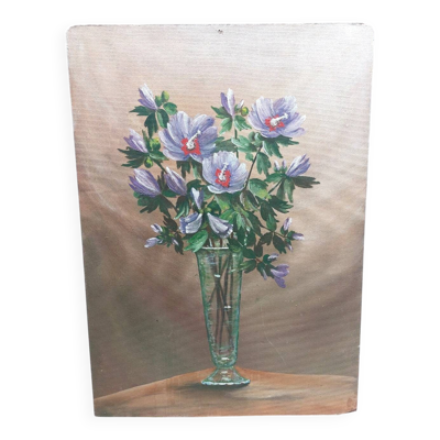 Tableau bouquet de fleurs coupées