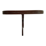 small old openwork wooden wall shelf