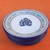 6 earthenware dessert plates