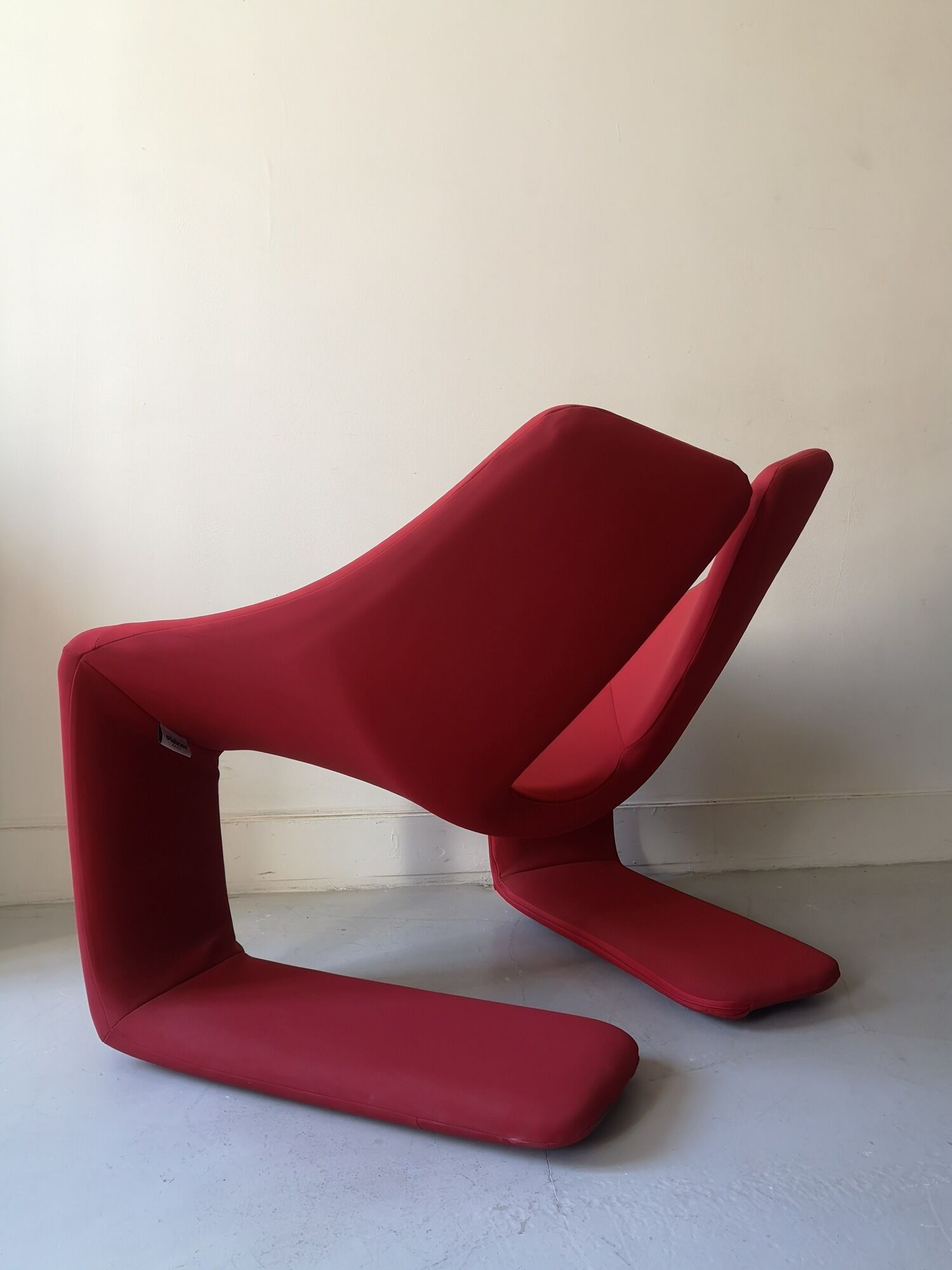 Zen Pierre lounge armchair by Kwok Hoi chan for Steiner Paris, 1970