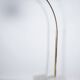 Arc floor lamp, marble feet.