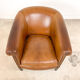 Vintage sheep leather club chair