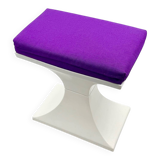 Space Age Stool by Flair – 1970s Dutch Design in White and Purple