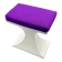 Space Age Stool by Flair – 1970s Dutch Design in White and Purple