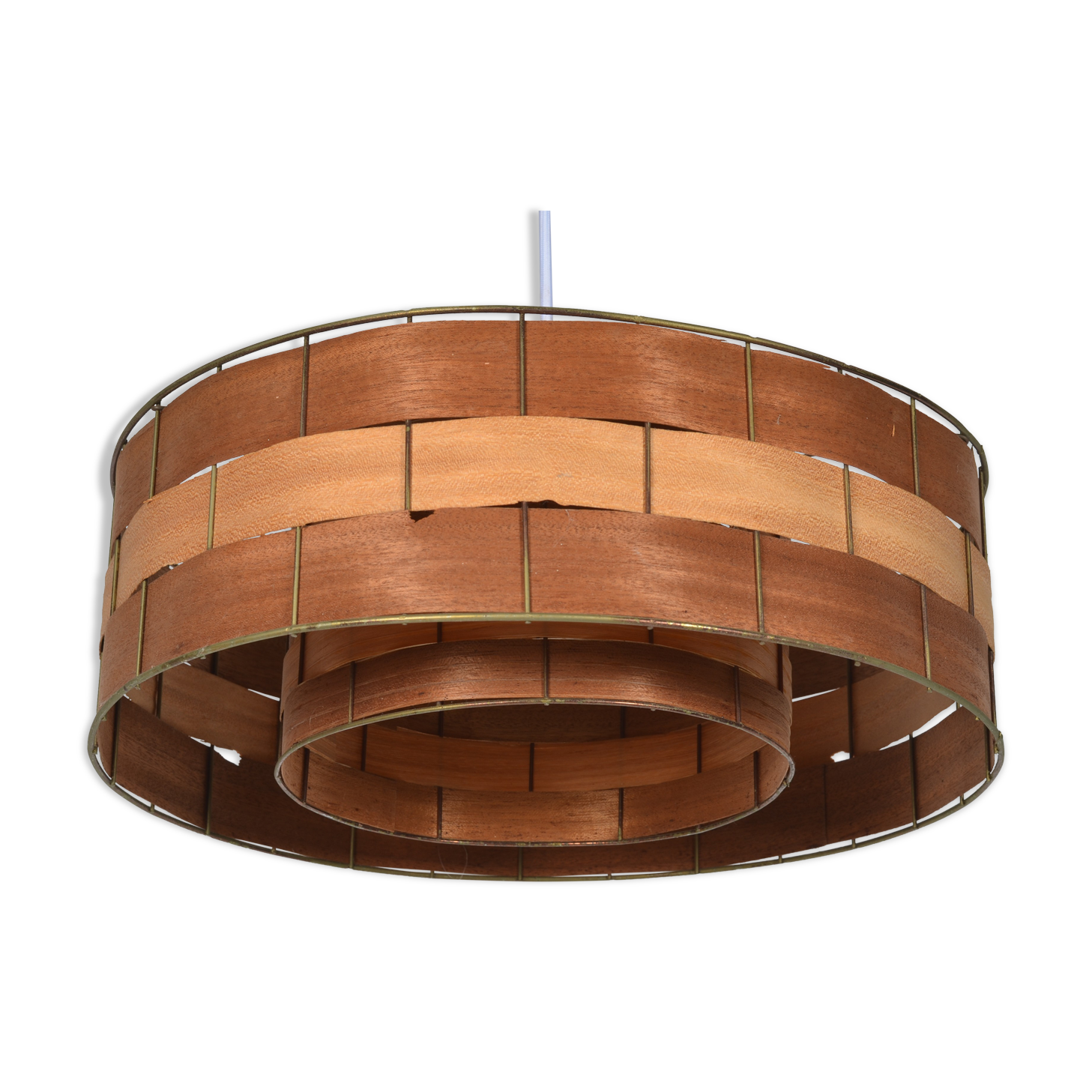 Scandinavian wooden pendant lamp