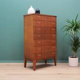 Mahogany chest of drawers, Scandinavian design, 1970s, production: Denmark