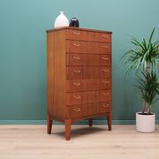 Mahogany chest of drawers, Scandinavian design, 1970s, production: Denmark